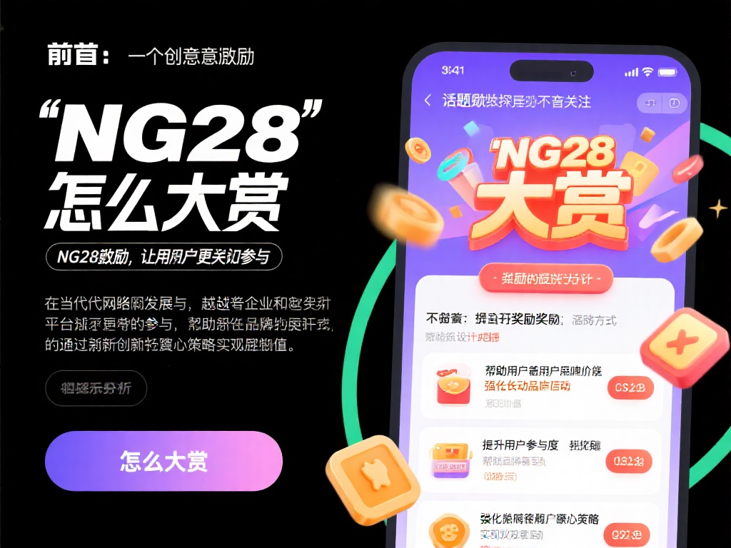 ng28怎么大赏 前言:一个创造性激励,让用户更主动参与
在当代网