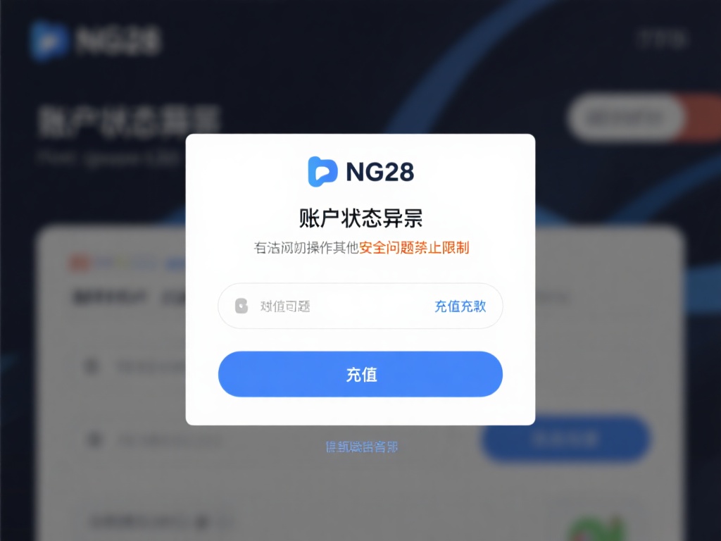 账户状态异常
如果你的NG28账户因为违规操作或