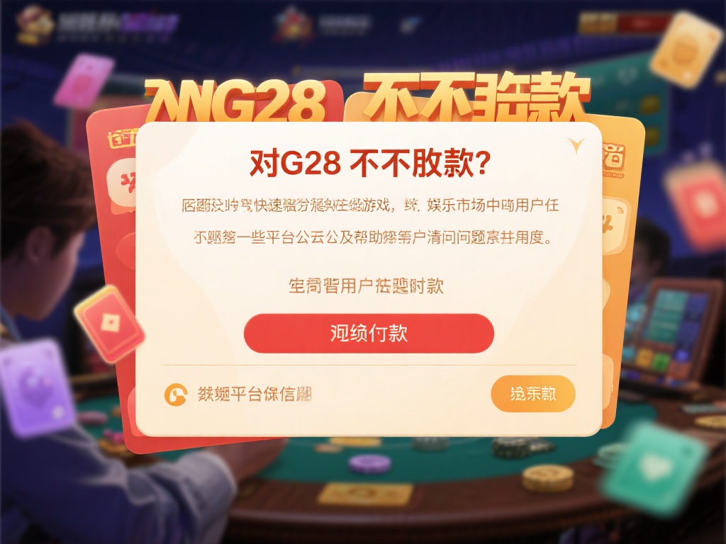 NG28平台不给出款怎么办解决方法揭秘 在如今快速发展的线上游戏及娱乐市场中,用户的信任至